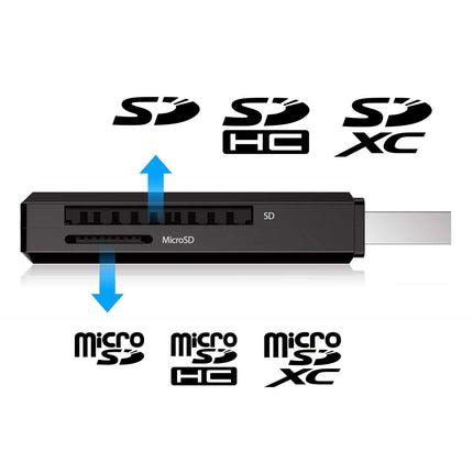 Simplecom CR301B 2 Slot SuperSpeed USB 3.0 Card Reader.