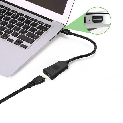 Simplecom DA101 Active MiniDP to HDMI Adapter 4K UHD (Thunderbolt and Eyefinity Compatible).