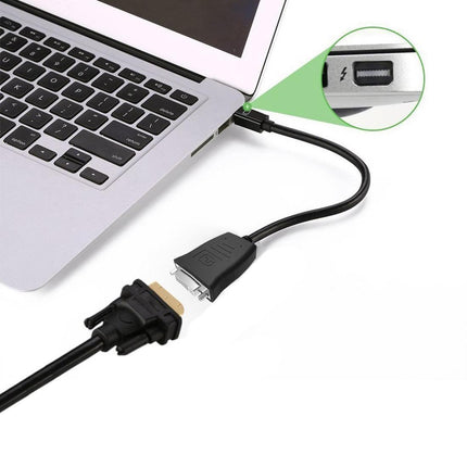 Simplecom DA102 Active MiniDP to DVI Adapter 4K UHD (Thunderbolt and Eyefinity Compatible).