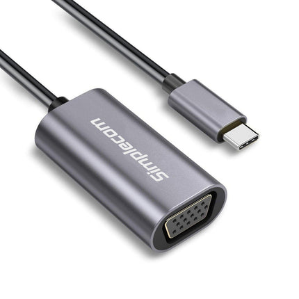 Simplecom DA104 USB-C to VGA Adapter Full HD 1080p.