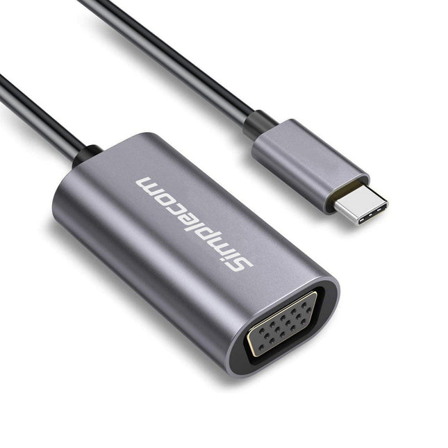 Simplecom DA104 USB-C to VGA Adapter Full HD 1080p.