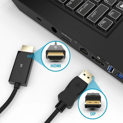 Simplecom DA201 4K DisplayPort to HDMI Cable 2160P Ultra HD 1.8M.