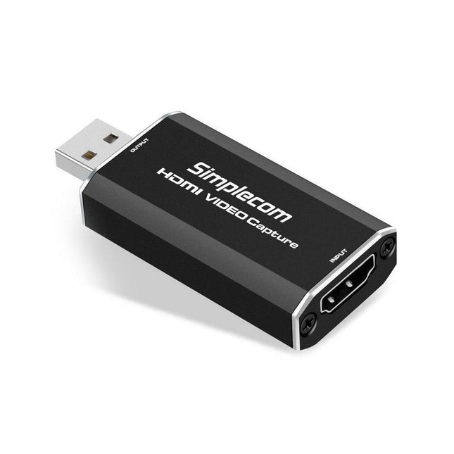 Simplecom DA315 HDMI to USB 2.0 Video Capture Card Full HD 1080p for Live Streaming Recording.