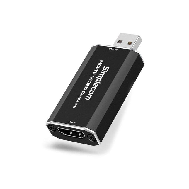 Simplecom DA315 HDMI to USB 2.0 Video Capture Card Full HD 1080p for Live Streaming Recording.