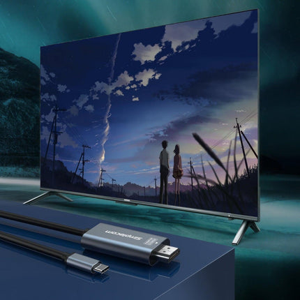 Simplecom DA322 USB-C Type-C to HDMI 2.0 Cable 2M HDCP 4K@60Hz.