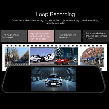 Anytek T600 Ultra HD Dual Cameras 5.5 inch IPS Touch Screen Car DVR Driving Recorder.