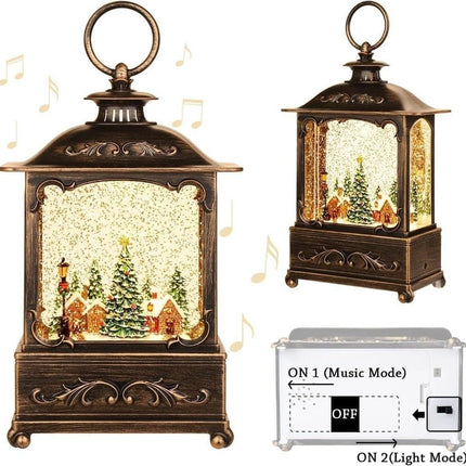 BDI Lamp-LW003-Snowman Music Lantern Sculpture Christmas.