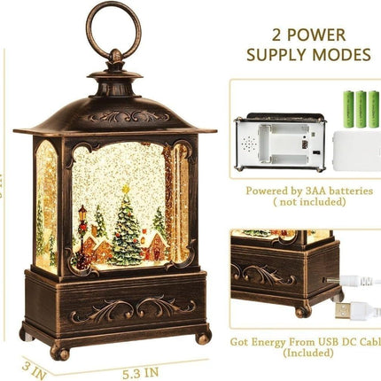 BDI Lamp-LW003-Snowman Music Lantern Sculpture Christmas.