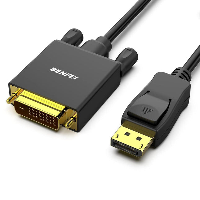 BENFEI DisplayPort to DVI 1.8m (6 Feet) Cable.