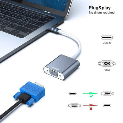 BENFEI USB C to VGA Adapter (Thunderbolt 3).