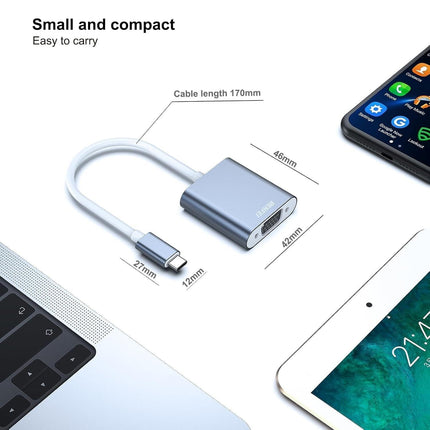 BENFEI USB C to VGA Adapter (Thunderbolt 3).