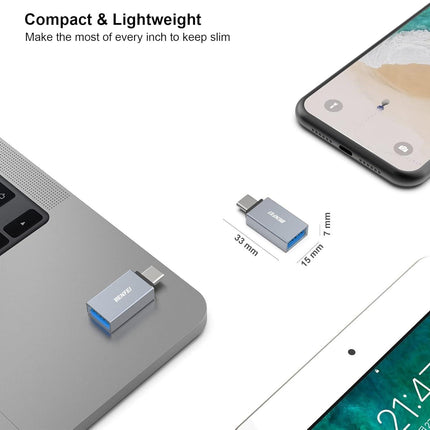 BENFEI USB C to USB 3.0 Adapter, USB C to A Male to Female Adapte.