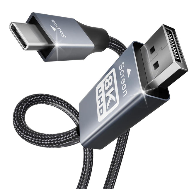 BENFEI 207GY-3F USB-C to DP 0.9m 8K@60Hz Thunderbolt 3.