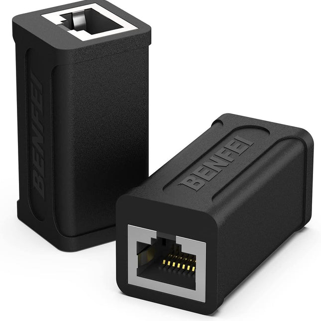 BENFEI RJ45 Inline Coupler, Cat7 Cat6 Cat5e Ethernet Coupler Female to Female.