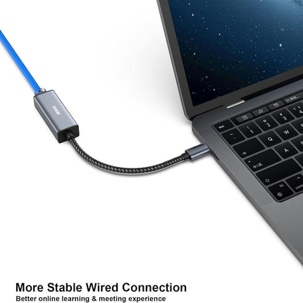 BENFEI USB-C to Ethernet Adapter (Thunderbolt 3 to RJ45).