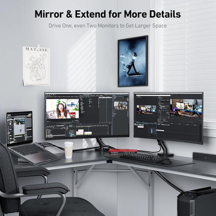 BENFEI 4K DisplayPort to HDMI 3m Cable.