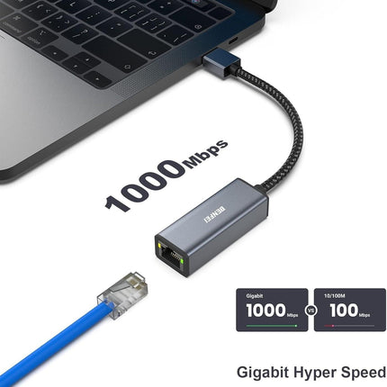 BENFEI USB 3.0 to Gigabit Ethernet Adapter.