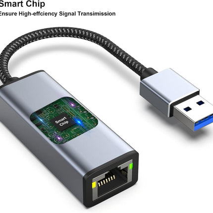 BENFEI USB 3.0 to Gigabit Ethernet Adapter.