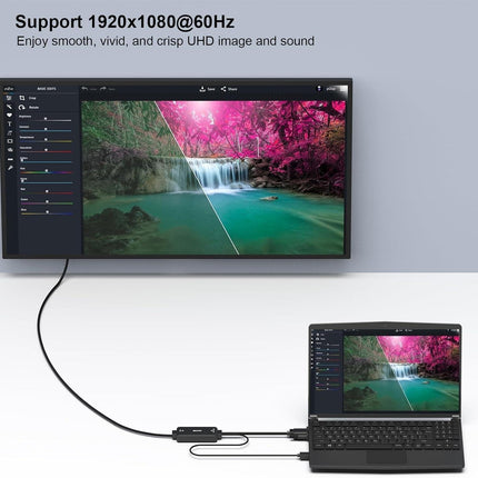 BENFEI 324BK VGA to HDMI Cable with Audio, 1080P Uni-Directional 1.8M.
