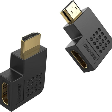 BENFEI HDMI Male to Female Right Angle 90 Degree Adapter.