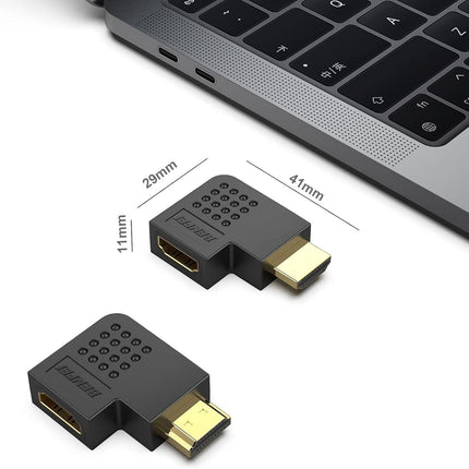 BENFEI HDMI Male to Female Right Angle 90 Degree Adapter.
