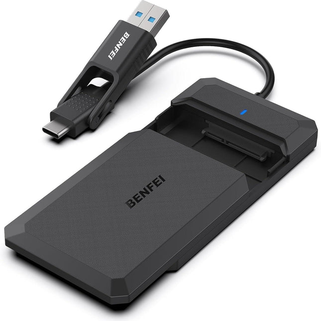 BENFEI 2.5 Inch SATA to USB Tool Free External Hard Drive Enclosure.