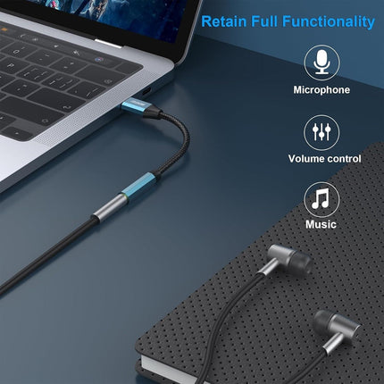 BENFEI USB-C to 3.5mm Audio Jack Adapter.