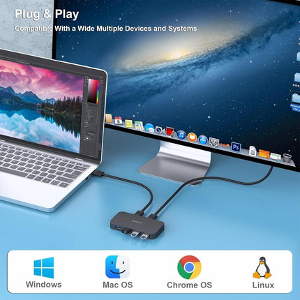 BENFEI 4-port USB 3.0 Switch.
