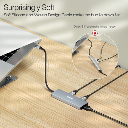 BENFEI USB C Hub 5-in-1 with 4K HDMI(Certified) Aluminum Case.