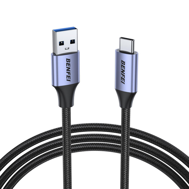 BENFEI 369GY 2M USB 3.0 to USB C Cable, 5Gbps High-Speed Data Sync & 3A Charging.