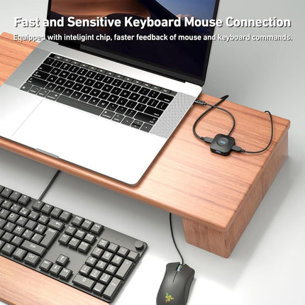 BENFEI 371BK USB-C 4-port USB 3.0 Hub.