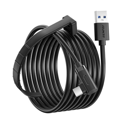 BENFEI 375BK-3M USB 3.0 to Right Angled USB-C PVC 3M.