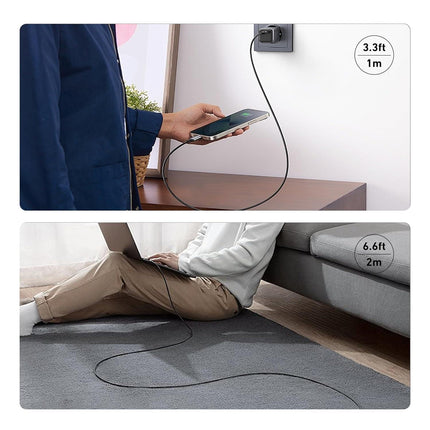 BENFEI 000383GY USB-C to USB-C Cable (4K@120Hz), 100W PD Fast Charging, 10Gbps Data Transfer for I-phone 15/16/17 and Samsung / Google phone 1M.