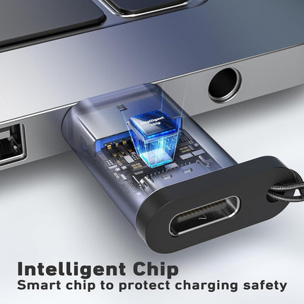 BENFEI 407GY 2-Pack USB Type-A to USB-C Adapter Male to Female Supporting 5V 3A Charging and 10Gbps Data Transmit.