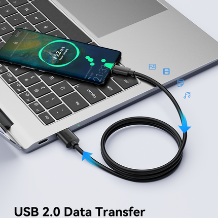 BENFEI 436BK-3M USB 2.0 Male to Micro USB Data Cable 3M.