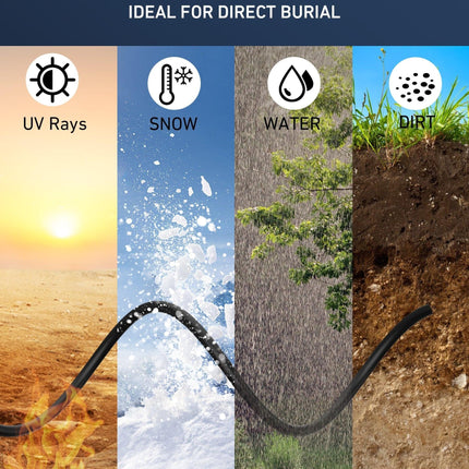 BENFEI 701BL 305M CAT6 UTP 1000Mbps Waterpoof Ethernet Cable 1000FT for Outdoor.