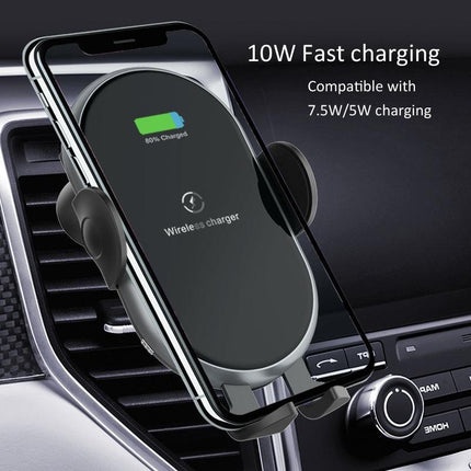 C366: Automatic Clamping Wireless Car Charger,with backlight.