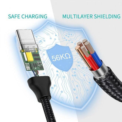 CHOETECH AC0007-102GY USB 3.0 Type-A to Type-C Cable 2M.