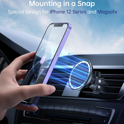 CHOETECH AT0004 Magsafe iPhone 12 Magnetic Car Mount Car Air Vent Phone Holder.