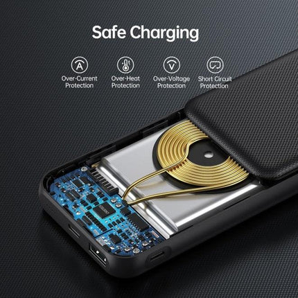 Choetech B650-CC Power Bank 10000mAh with Wireles Power Bank (Black).