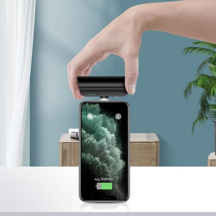 CHOETECH B660-BK 3000mAh Mini Power Bank with 3 Magnetic Connectors (Black).
