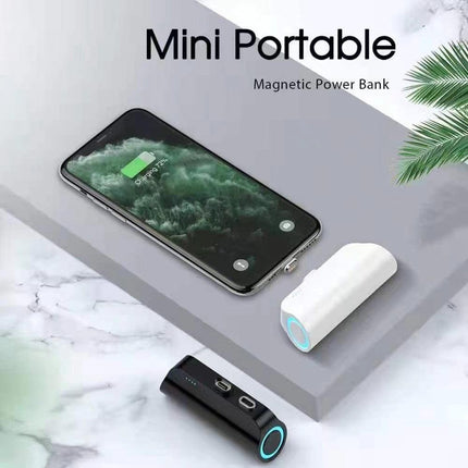 CHOETECH B660-WH 3000mAh Mini Power Bank with 3 Magnetic Connectors (White).