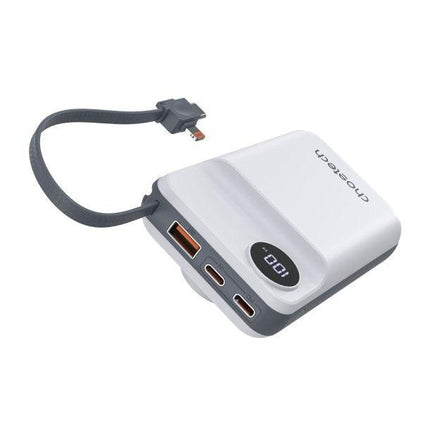 CHOETECH B696-WH 20000mAh 22.5W USB-A + USB-C x 2 + MagLeap Wireless Charge Power Bank White.