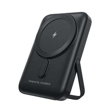 CHOETECH B743-BK 10000mAh PD20W Magnetic Power Bank with Holder Black.