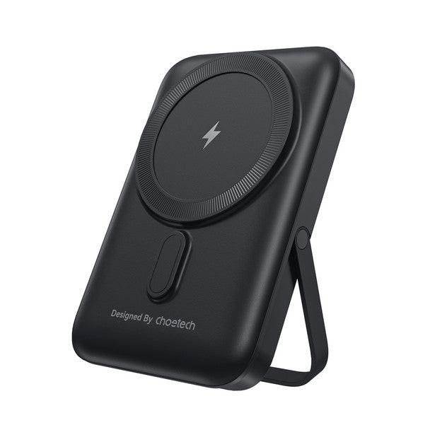 CHOETECH B743-BK 10000mAh PD20W Magnetic Power Bank with Holder Black.