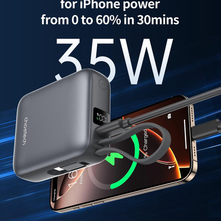 CHOETECH B832-GY 10000mAh 35W 10000mAh PowerLeap Power Bank.