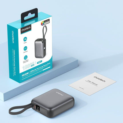 CHOETECH B832-GY 10000mAh 35W 10000mAh PowerLeap Power Bank.