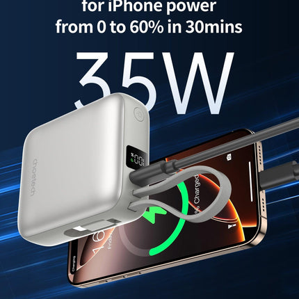 CHOETECH B832-SL 10000mAh 35W 10000mAh PowerLeap Power Bank.