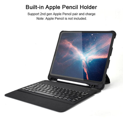 CHOETECH BH-015 Bluetooth Keyboard with Touchpad and Backlight for iPad Pro 12.9 " (Black).