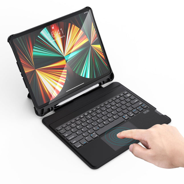 CHOETECH BH-017 Bluetooth Keyboard with Touchpad and Backlight for iPad Pro 10.9 " (Black).